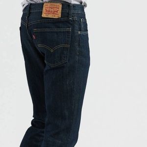 Levi's 514 Dark Wash Jeans Straight Fit